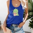 thumbnail image 1 of SMihono Hauts pour Femmes Débardeur pour Femmes Femme Été Imprimé Col Rond Sans Manches T-shirt Décontracté Haut Débardeur Débardeurs pour Femmes Hauts d'Été pour Femmes, 1 of 4