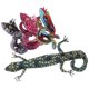 thumbnail image 4 of KAKOWELY 4 pulseras de lagarto con broche de presión, ideales como recuerdo de fiesta para niños, cumpleaños, Halloween y otras fiestas., 4 of 5