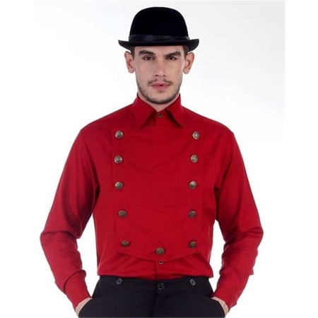 The Pirate Dressing C1290 Red Airship Shirt- 2XL