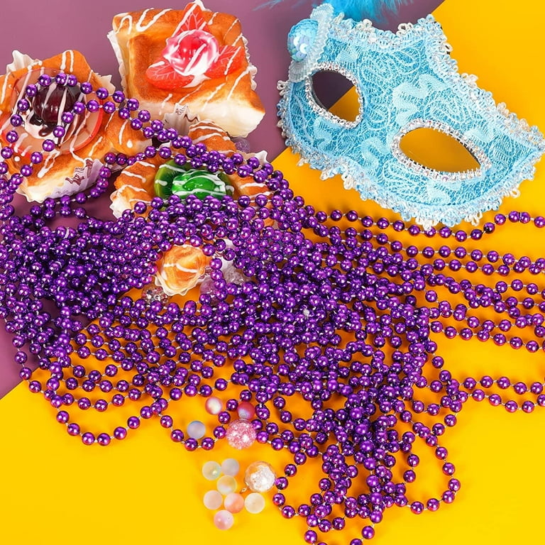 Mardi gras shop bead necklaces bulk