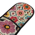 thumbnail image 4 of Yayeee Double Oven Mitt Kitchen Heat Resistant Baking 35" x7" Quilted Glove, Colorful Flowers, 4 of 6