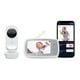 thumbnail image 1 of Motorola Baby Monitor VM44 - Monitor de bebé con vídeo WiFi con cámara Pantalla HD de 4,3" - Se conecta a la aplicación de la guardería, 1000 pies de largo alcance, audio bidireccional, zoom panorámic, 1 of 5