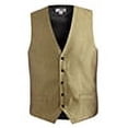 thumbnail image 2 of Men's V-Neck Diamond Brocade Vest 4390, 2 of 2