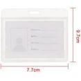 thumbnail image 4 of Work Card Set Name Work Card Case Durable Badge Card School Entrance Guard Chest Card School Office Supplies Exquisite Workmanship, Convenient and Durable (Color : Sky Blue), 4 of 4