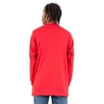 thumbnail image 2 of Adult 6 oz., Active Long-Sleeve T-Shirt - RED - 5XL, 2 of 2