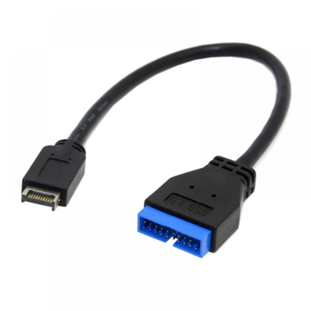 Computer Cables Motherboard 20Pin Female to Dual USB 3.0 Type A Female Adapter Connector USB 3.0 M/F Adapter Connector Cable Length: 0.2m Computer Cables Motherboard 20Pin Female to Dual USB 3.0 Type A Female Adapter Connector USB 3.0 M/F Adapter Connector Cable Length: 0.2m