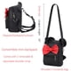 thumbnail image 3 of Minimochila Sunwel Fashion con forma de oreja de ratón, negra, 3 of 7