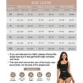 thumbnail image 3 of YIANNA Fajas Colombianas Women Shapewear Tummy Control Body Shaper Reductoras Waist Trainer Bodysuit Black-XL, 3 of 7