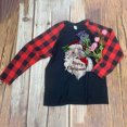 thumbnail image 4 of Camisas A Cuadros de Navidad Para Mujer, Blusas de Manga Larga Con Cuello Redondo Y Costuras Sueltas A La Moda, Blusa de Otoño Odeerbi ODB205583, 4 of 9