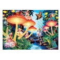 thumbnail image 2 of Masterpieces Toadstool Brook Hidden Img Glo 500pc, 2 of 2
