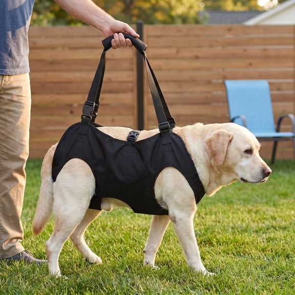 XL Dog Lift Harness for Large Dogs, Harness Large Size Dog Hind Leg Sling, H22 W27.6-39.4 D18.5 62-83lbs, for Elderly Injured Dogs