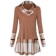 thumbnail image 1 of Sudadera de manga larga Miusey con cuello vuelto para mujer, 1 of 4