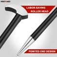 thumbnail image 3 of 3 PCS Pry Bar Set - Heavy Duty Prybar 6-Inch 12-Inch 16-Inch with Tip & Rolling Head, 3 of 6