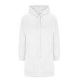 thumbnail image 6 of Women's Zip Up Hoodies Oversized Fleece Long Sweatshirts Casual Long Sleeve Hoodie Jacket Coat, 6 of 7