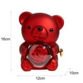 thumbnail image 5 of Soumake Preserved Rose Hug Bear Gift with Heart Necklace Rotatable Eternal Flower Bear Gift Box Wife Mom Grandma Girlfriend Valentine's Day Birthday Gift, 5 of 5