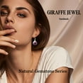 thumbnail image 7 of Crystal Stone Hook Dangle Drop Earrings for Women Dainty Colorful Crystal Healing Teardrop Dangling Lightweight Hypoallergenic Fashion Trendy Jewelry Gift, 7 of 7