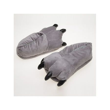 

UKAP 1/2PAIR Women Slippers Mens Animal Paw Slippers Winter Warm indoor Boot