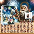 thumbnail image 6 of Countdown Sets - 2D Christmas Home Ornaments 2024 Holiday Advent Calendar Christmas Tree Cute Ornaments Set for Festive and Seasonal Celebrations, 6 of 8