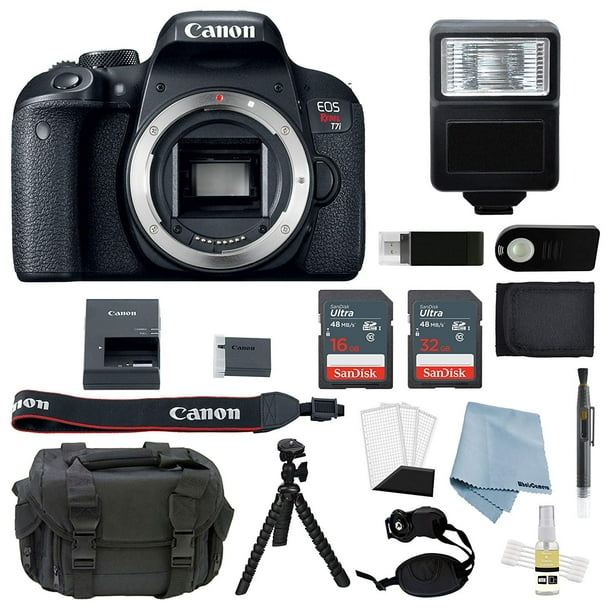 Canon EOS Rebel T7i Body Only + Advanced Accessory Bundle