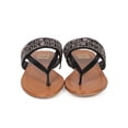 thumbnail image 4 of New Women Bumper Addy-01 Fabric T-Strap Beaded Boho Slip On Sandal Size, 4 of 5