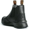 thumbnail image 2 of Work Boots for Men, Slip On Steel Toe Chelsea Safety Boots, Waterproof Slip Resistant Work Shoes, Lightweight Comfortable Breathable Non Slip Safety Toe Shoes, 2 of 8