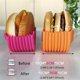 thumbnail image 4 of Soporte para hamburguesas para coche, soporte para salsa, caja fija retráctil para hamburguesas, bollo de hamburguesa reutilizable, silicona, 4 Uds., 4 of 5