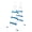 White/Blue 2.0, variant on Funsicle 36 Inch SureStep 3 Stair Outdoor Above-Ground Swimming Pool Ladder, Blue & White