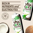 thumbnail image 5 of Vita Coco Pressed Coconut Water, Nutrients & Electrolytes Rich, Original, 33.8 fl oz (Pack of 4), 5 of 5