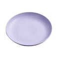 thumbnail image 2 of Avdolw Wheat Straw Plates Plastic Dinner Plates Microwave Safe Kitchen Plates, Unbreakable Reusable Plates for Outdoor, Camping, BPA-free, 2 of 3