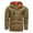 Khaki, variant on Windbreaker Men Jacket Mid-length Casual Outdoor Hooded Plus Size Jacket Spring And Clothes Dark Blue XL Windbreaker Front-Zip Jacket