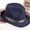 512_Navy, variant on Hats for Women Men Fedora Hat Breathable Soft Cool Jazz Summer Outdoor Beach Sun Cap Solid Color Hats Navy