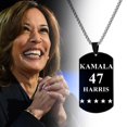 thumbnail image 3 of Collar colgante de acero inoxidable Kamala Harris 2024 NUEVO, 3 of 6