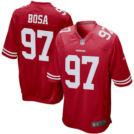 UPC 194093453192 product image for Nick Bosa San Francisco 49ers Nike Youth Game Jersey - Scarlet | upcitemdb.com