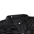 thumbnail image 4 of Men Satin Ruffle Shirts Long Sleeve Stand Collar Slim Fit Dress Shirt, 4 of 6