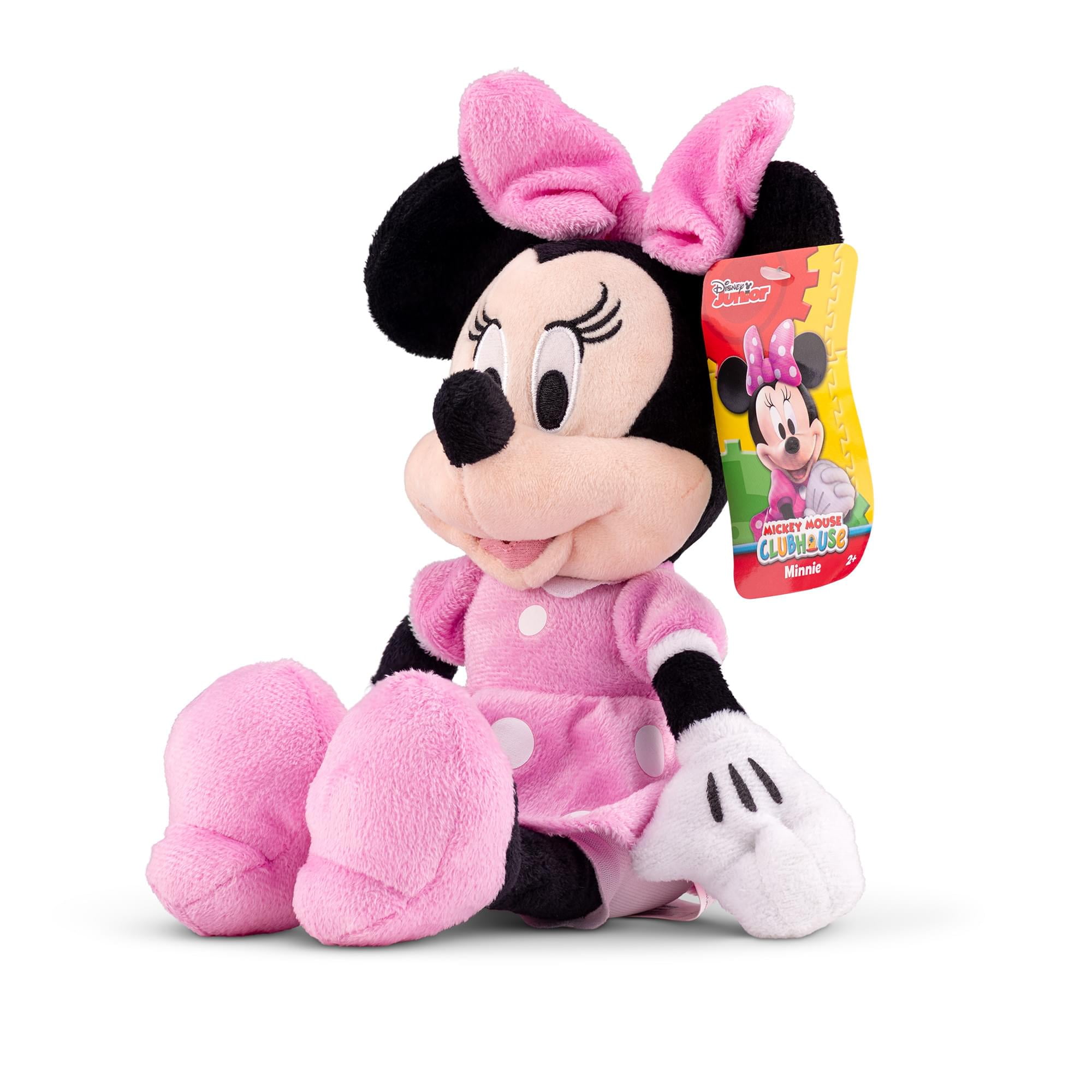 Minnie Mouse Bike Pink Girls Disney Teddy Carrier Toy Kids Christmas Gift New UK 