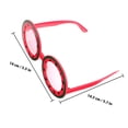 thumbnail image 2 of CRILSTYLEO 3Ud Gafas Decorativas De Sandía Multicolor Para Fiesta Tropical Accesorios Hawaianos Y Cómodo, 2 of 7