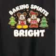 thumbnail image 3 of Disney - Mickey and Minnie Baking Spirits Bright Christmas - Toddler & Youth Crewneck Fleece Sweatshirt, 3 of 5