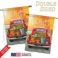 thumbnail image 3 of Breeze Decor BD-HA-H-113077-IP-BO-DS02-US 28 x 40 in. Seasonal Harvest & Autumn Impressions Decorative Vertical House Flag - Welcome Harvest Truck Fall, 3 of 4