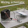 thumbnail image 4 of TAPDRA 3.5A Output Step Up Power Adapter Silicone Sealed Design For Starlink Mini Router RV Boat Vehicle Use, 4 of 7
