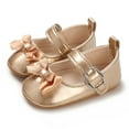 thumbnail image 2 of Otqutp Casual Shoes for Baby Spring Summer Children Toddler Girls Shoes Princess Shoes Flat Bottom Light Buckle Comfortable Cute Bow Shoes, 2 of 7