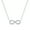 14K, variant on IGI Certified Lab Grown Diamond Infinity Pendant Necklace for Women | 1/3ctw Round Cut Diamond Necklace with 18 Inch Cable Chain 14K Solid White Gold F-G, VS-SI Quality (0.33 Ctw)