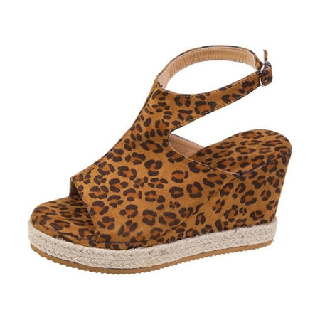 

Wmkox8yii Summer Ladies Women Thick Soled Shoes Fish Mouth Casual Sandals