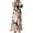 Beige, variant on Dress for Women Long Sleeve Abaya Prayer Kaftan Clothing Elegant Loose Fit Casual Wear