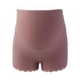 thumbnail image 2 of Women's Maternity Over the Bump Support Shorts Panties for Dresses,Middle Waisted Mid-Thigh,Belly Support Seamless Pregnancy Underwear, 2 of 8