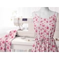 thumbnail image 6 of Soimoi Poly Canvas Pink Fabric By the Yard - 56 Inch Wide - Florals Print Fabric - Elegant and Timeless Patterns for Fashion and Home Decor Printed Fabric, 6 of 6
