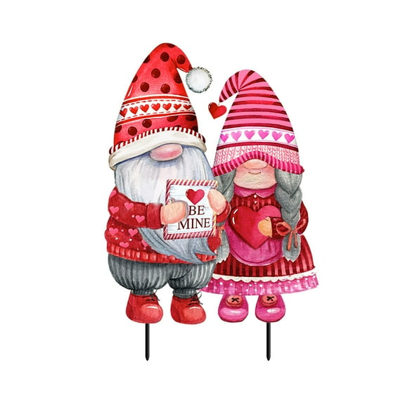 Briarwood Lane Valentine's Gnomes Metal Art