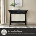 thumbnail image 6 of Leick Home Mission Console Table for Entryway Slate, 6 of 7