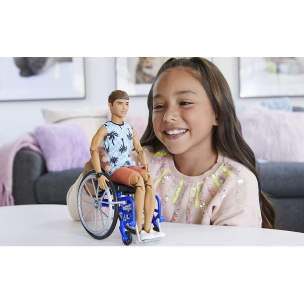 Ken Fashion Doll with Wheelchair - Toy dolls for ecommerce