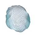 thumbnail image 4 of YFYANG Femmes Double Imperméable Shower Cap, Bleu Lignes Abstraites Cheveux Réutilisables Cap pour Tous les Styles de Cheveux et les Tailles de Tête, 4 of 6