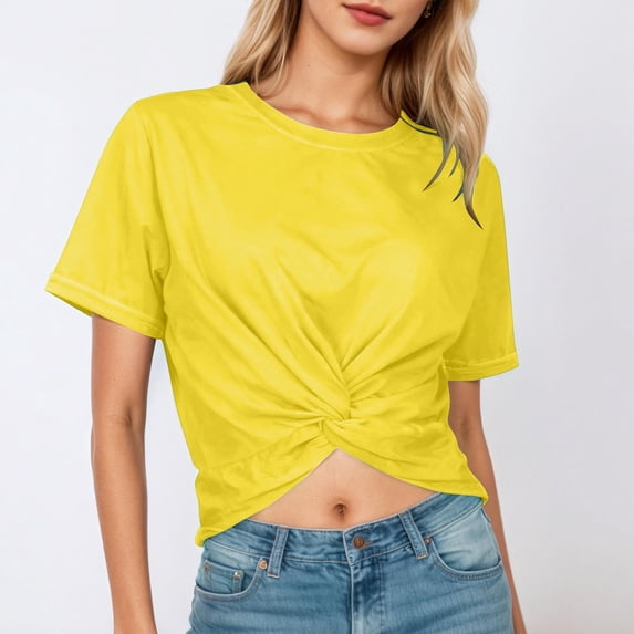 Womens Tshirts Short Sleeve Crew Neck Basic Tee Shirt Summer Top Cute Womens Tops